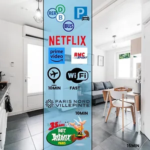 Confort & Style Pres De Cdg Appartement